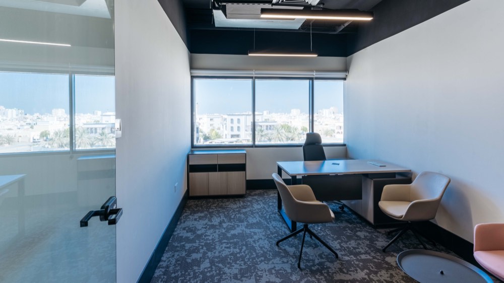 Manager’s office and island desk