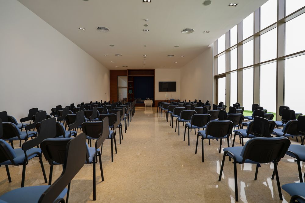 Lecture room off the main hall